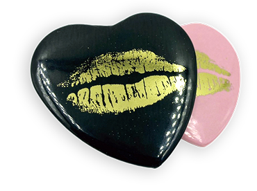 箔押し缶バッジ